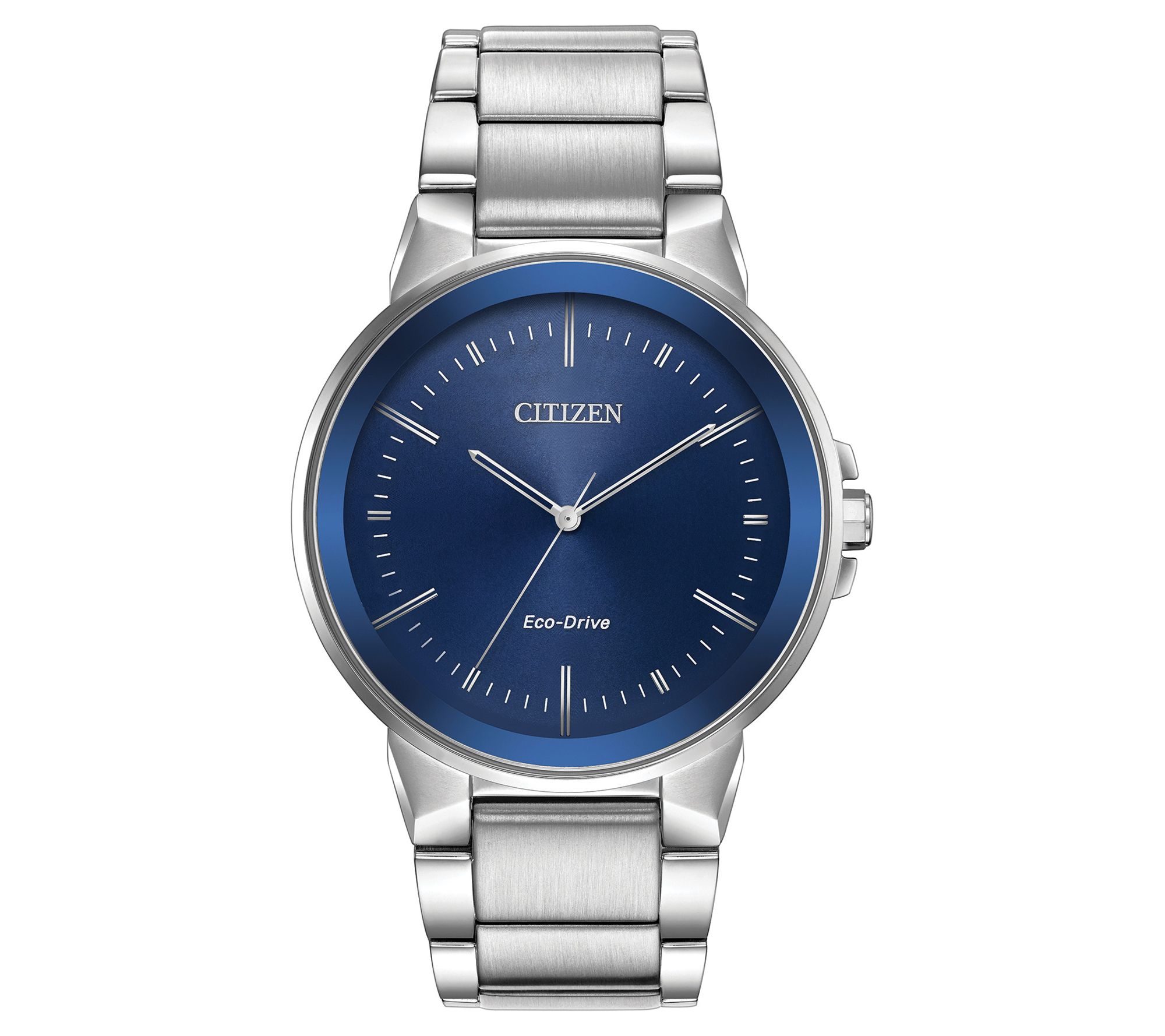 Citizen Mens Eco-Drive Axiom Blue Dial Watch