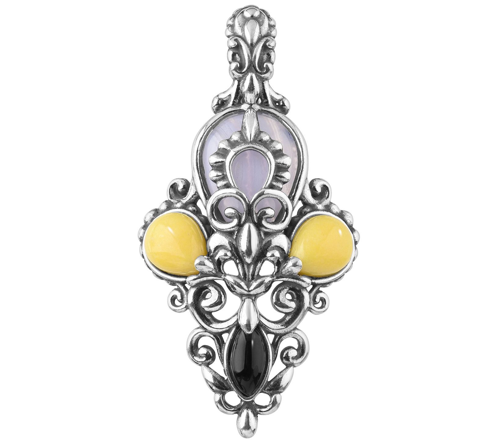 Carolyn Pollack Sterling Crowning Accents Gemst one Enhancer