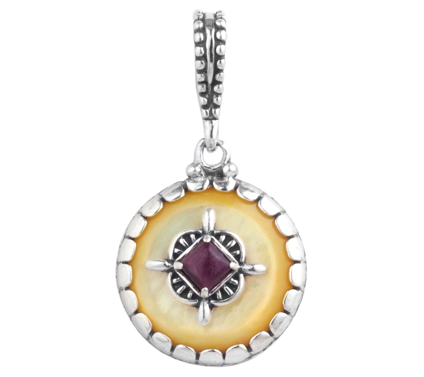 American West Sterling Silver Multi-Gemstone Enhancer