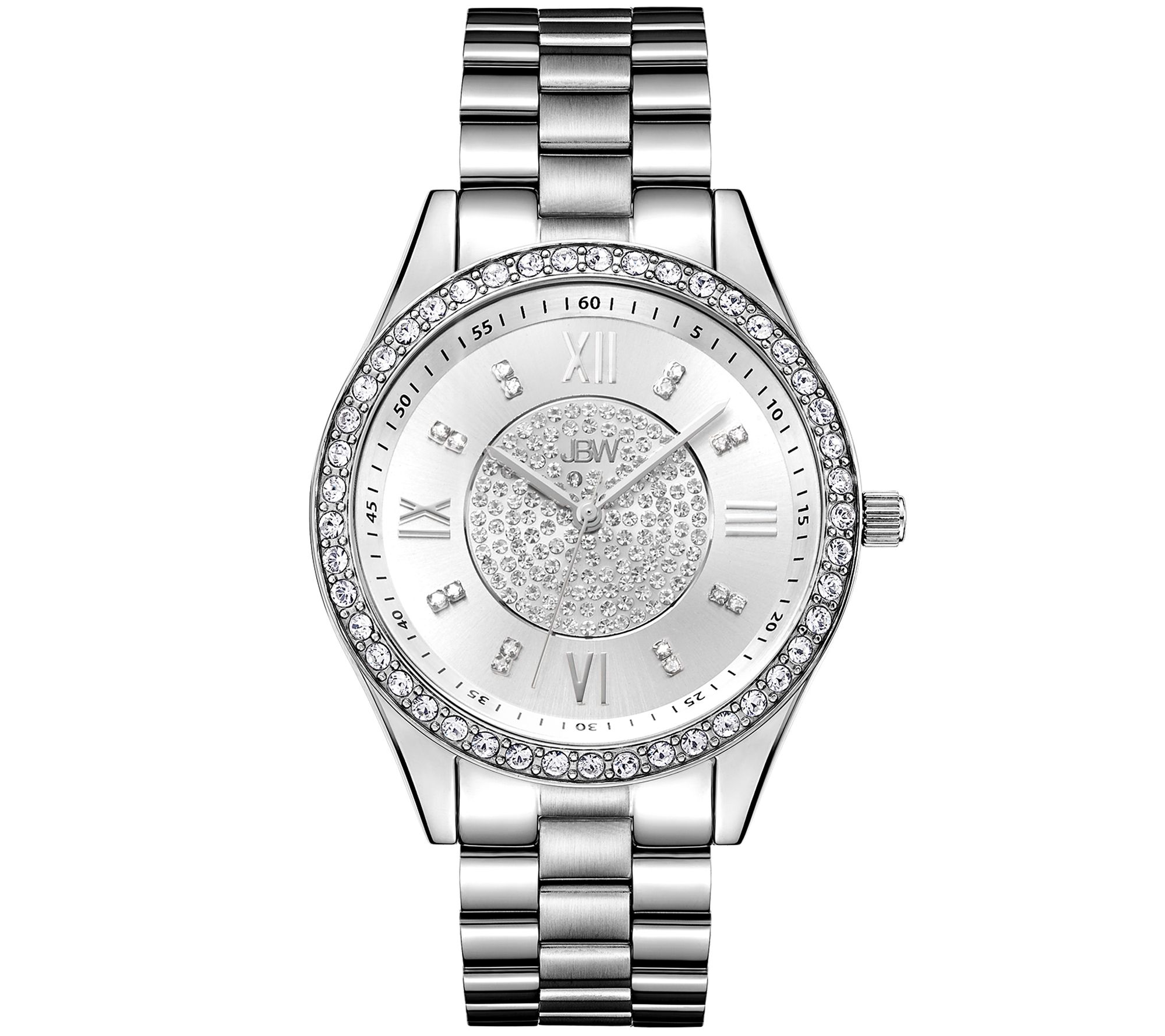 JBW Mondrian Womens Diamond Stainless Steel Wa tch