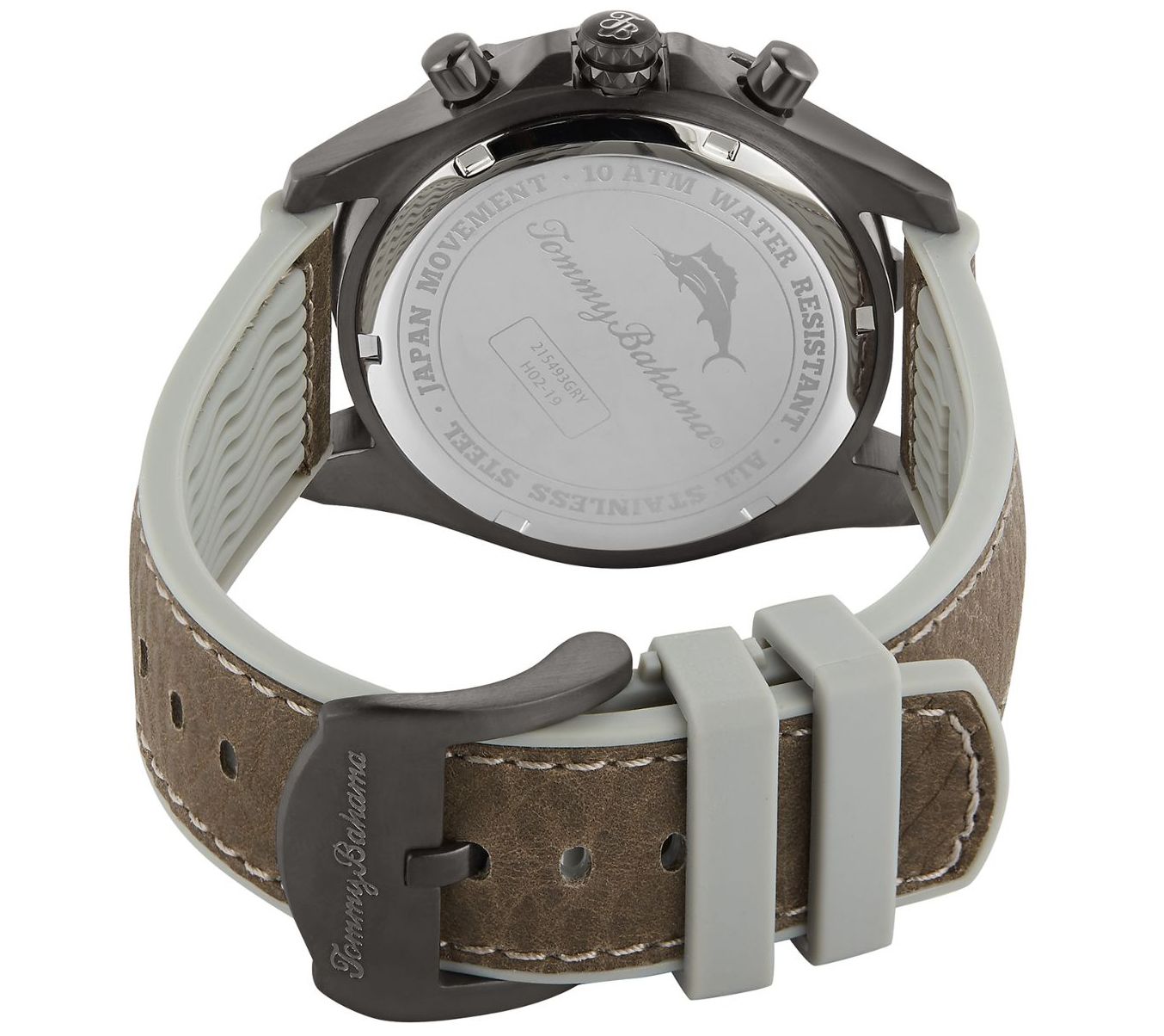 tommy bahama silicone diver watch
