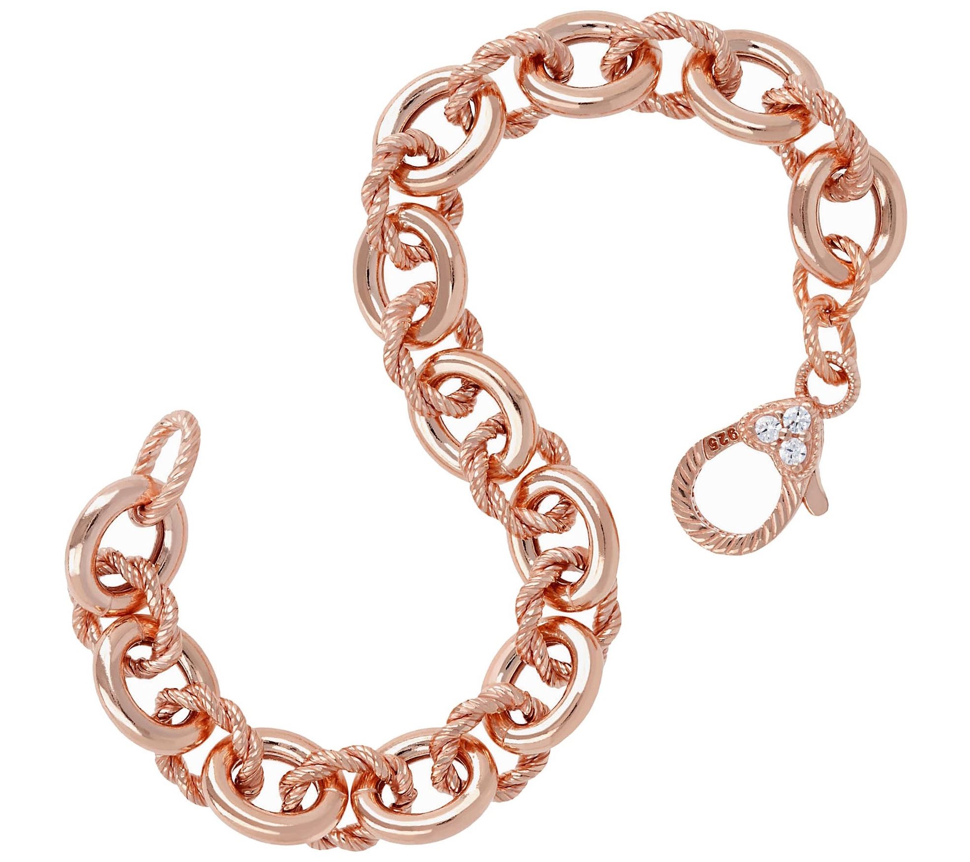Judith Ripka Verona 14K Clad Bracelet 15.6g