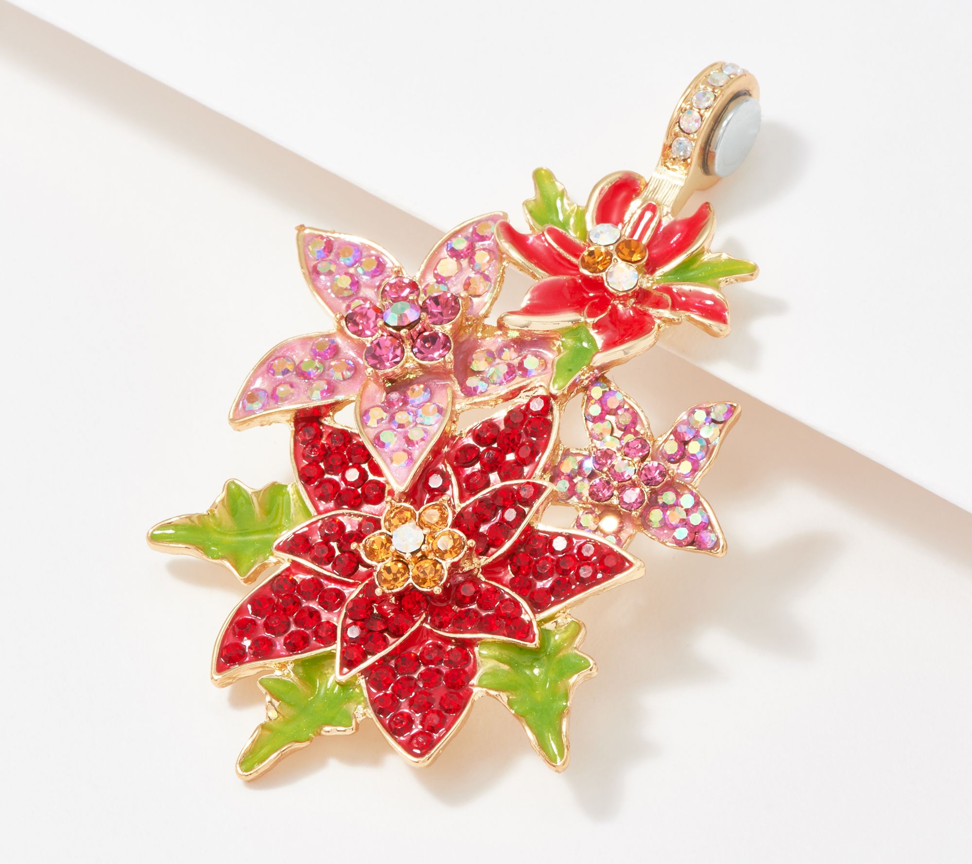 Kirks Folly Poinsettia Christmas Star Magnetic Enhancer