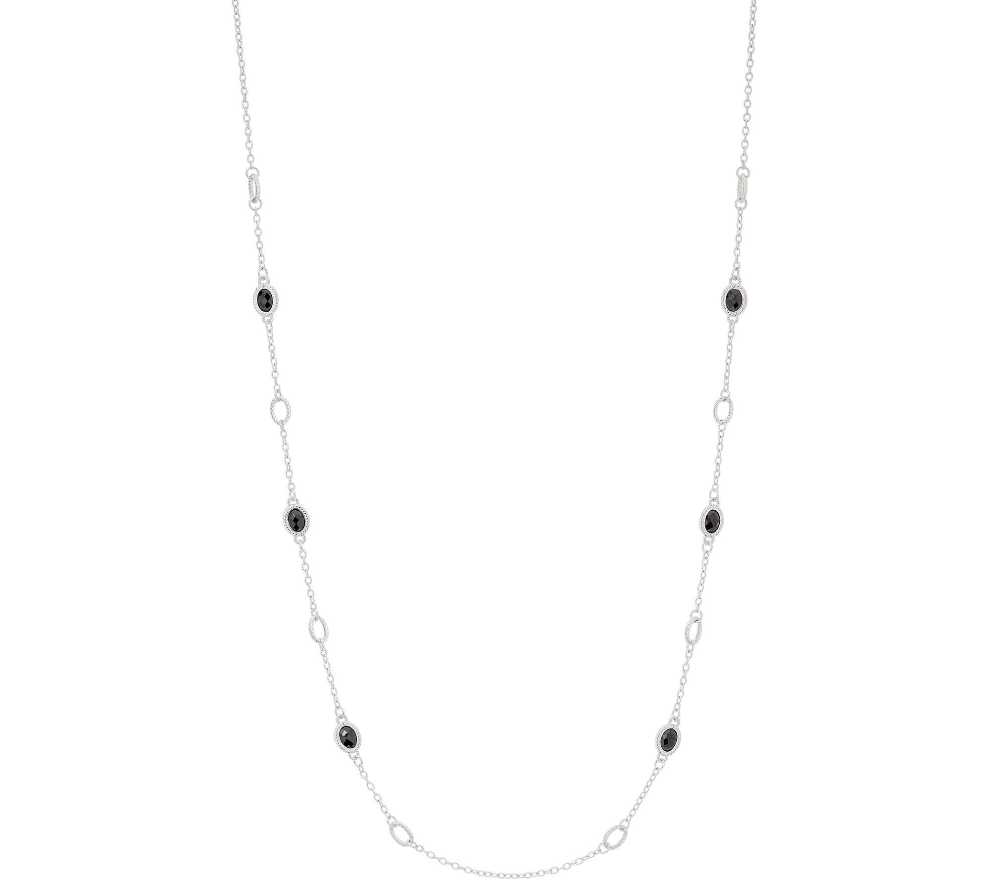 Judith Ripka Verona Sterling Silver Gemstone 36 Necklace