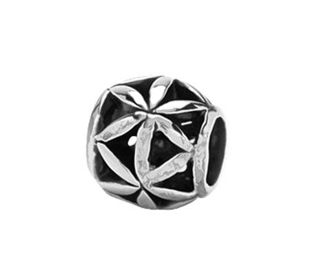 Prerogatives Sterling Floral Bali Bead