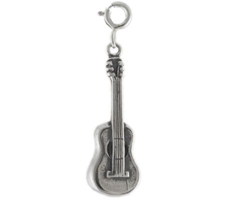 Sterling Guitar Charm