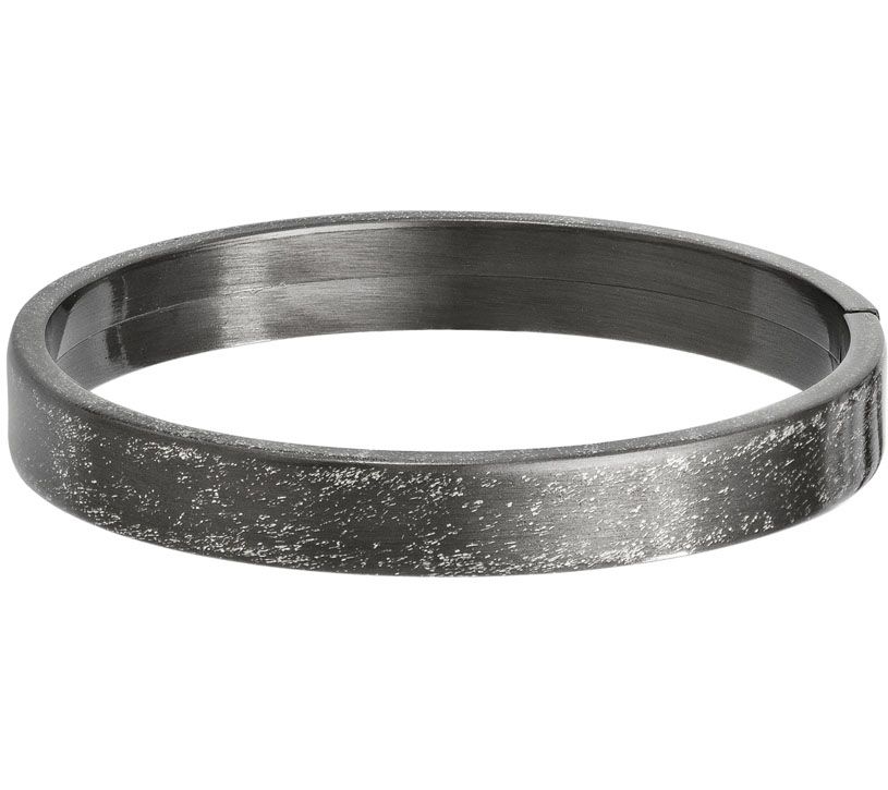 Italian Silver Brushed Bangle, 14.0g