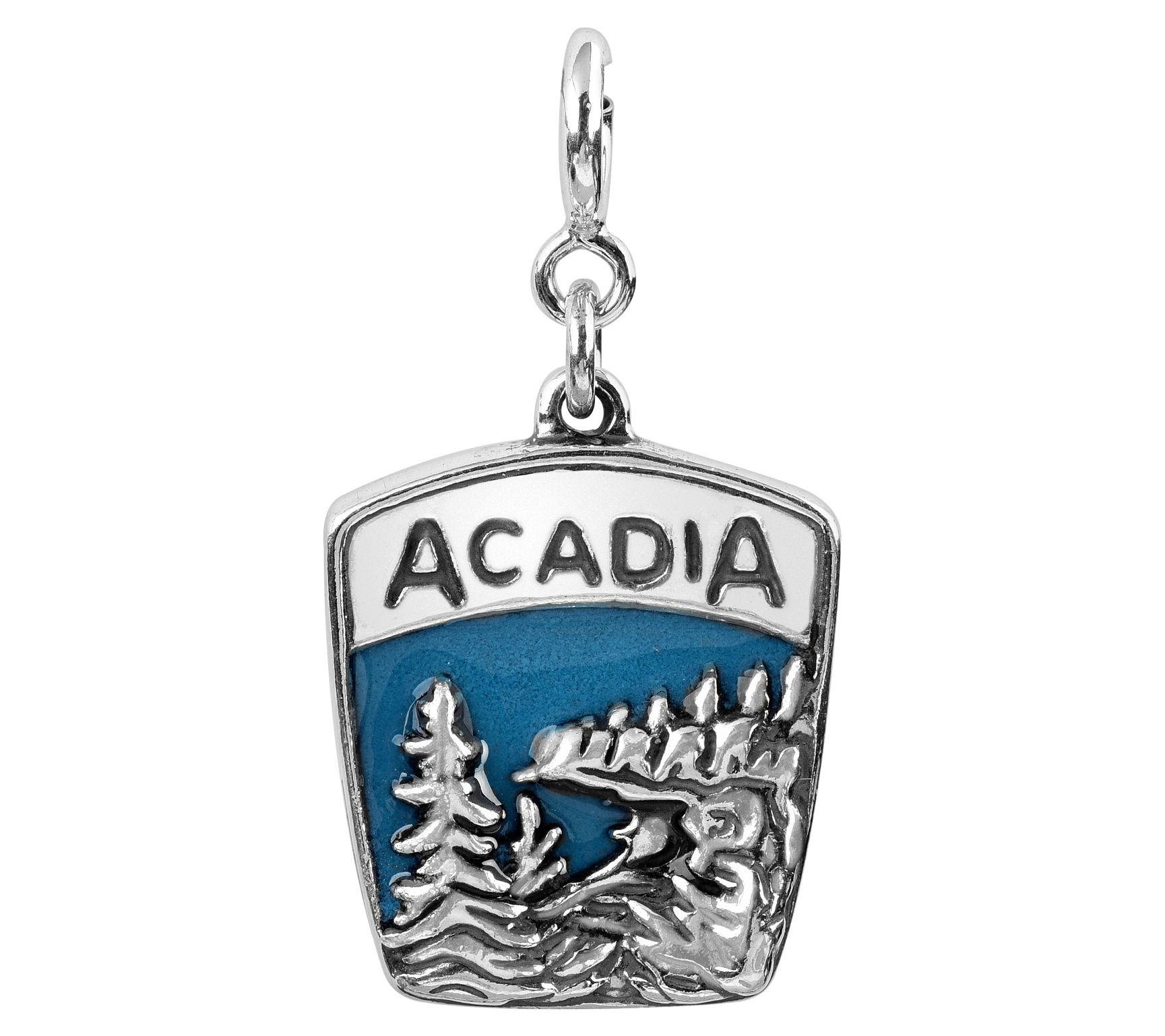 American West Sterling Silver Enamel National P ark Charm