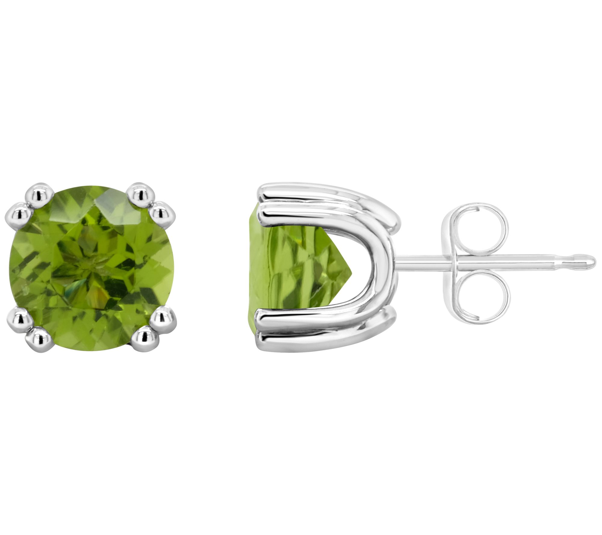 Sterling Choice of Birthstone 7.0mm Round StudE arrings