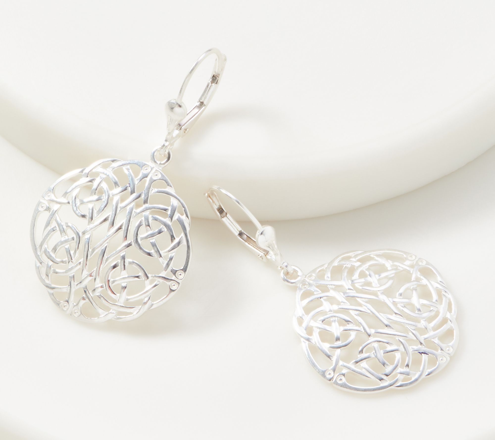 JMH Jewellery Sterling Silver Celtic Earrings