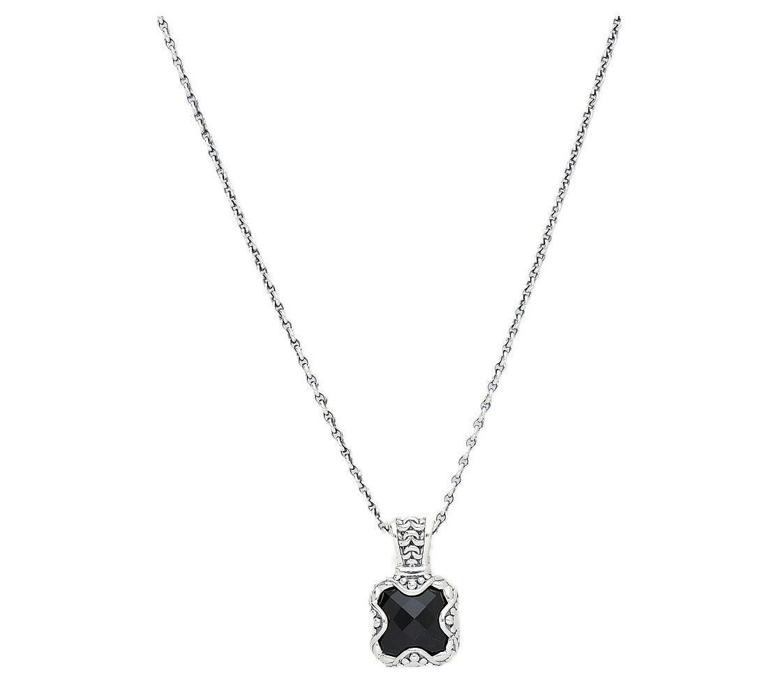 Tiffany Kay Studio Sterling Silver Onyx Pendant w/ Chain
