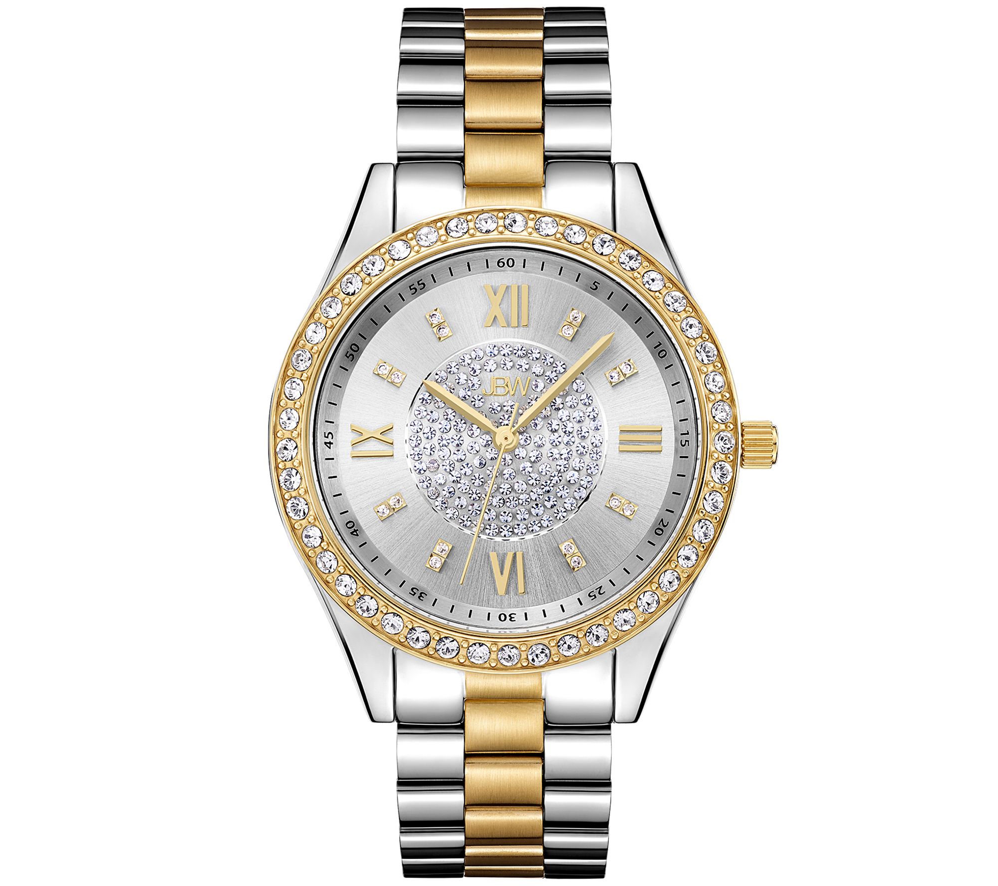 JBW Womens Diamond Two-Tone Stainless Watch