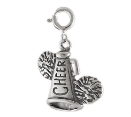 Sterling Cheer Charm