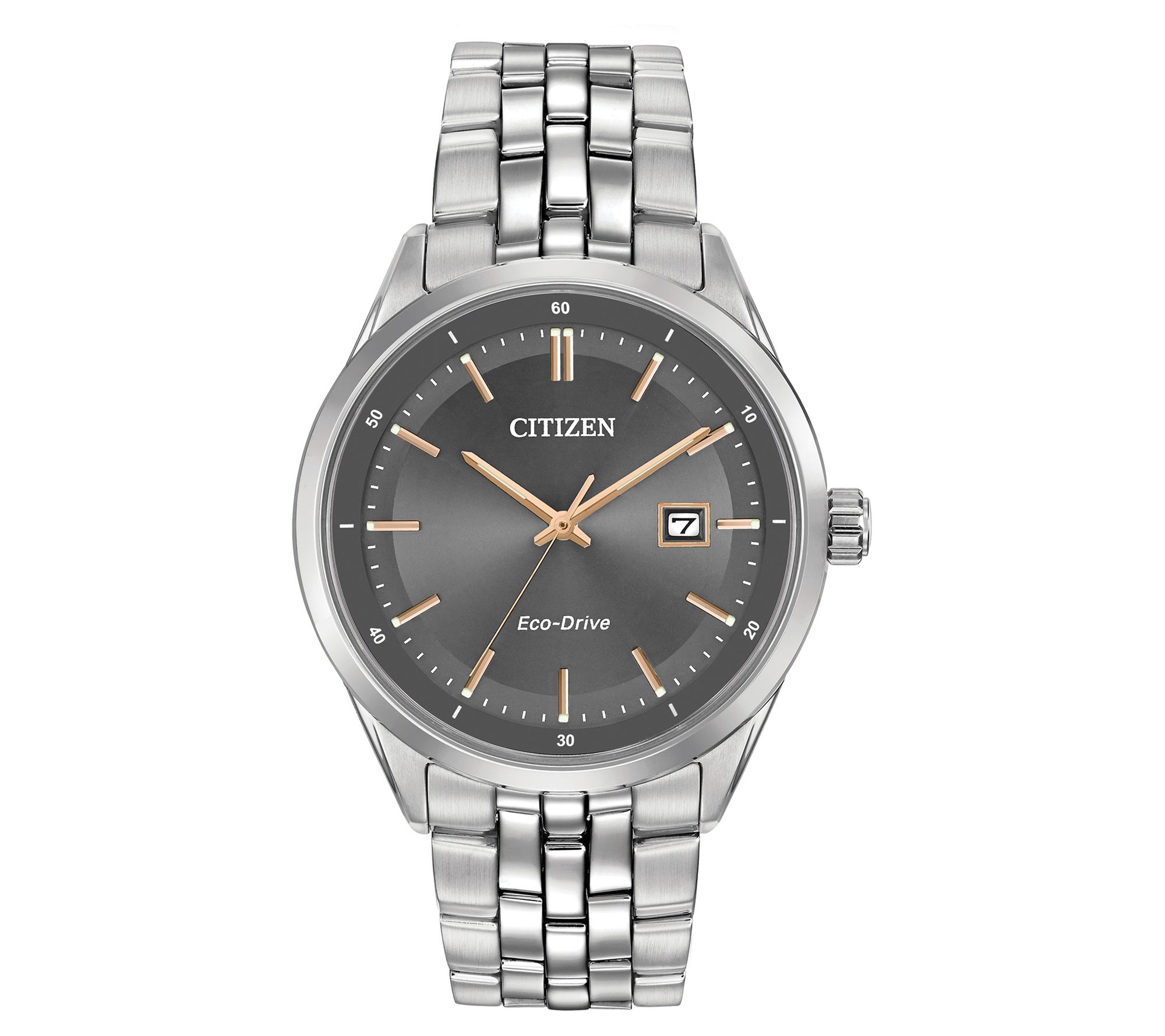 Citizen Mens Eco-Drive Contemporary Gray D ial Dress Watch
