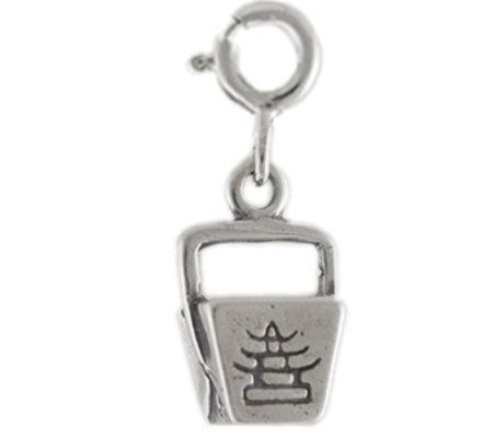 Sterling Chinese Takeout Box Charm