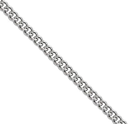 Steel by Design 2.25mm 20 Round Curb Chain Necklace