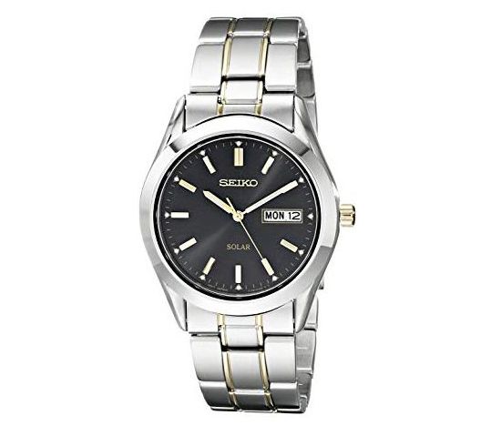seiko solar black