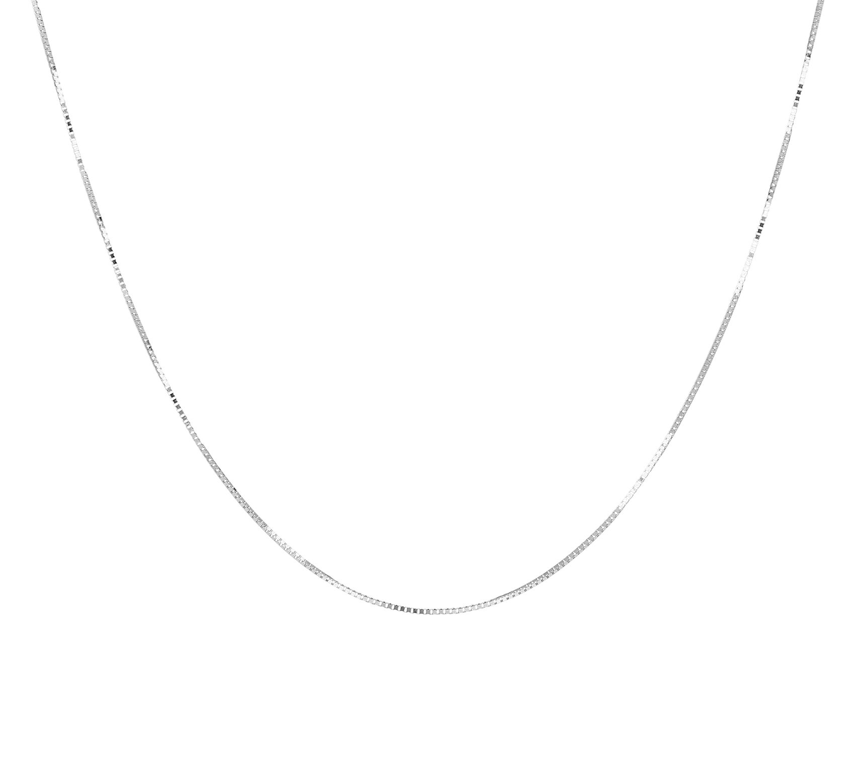 Italian Gold 15" Fine Box Chain Necklace, 10K G ld