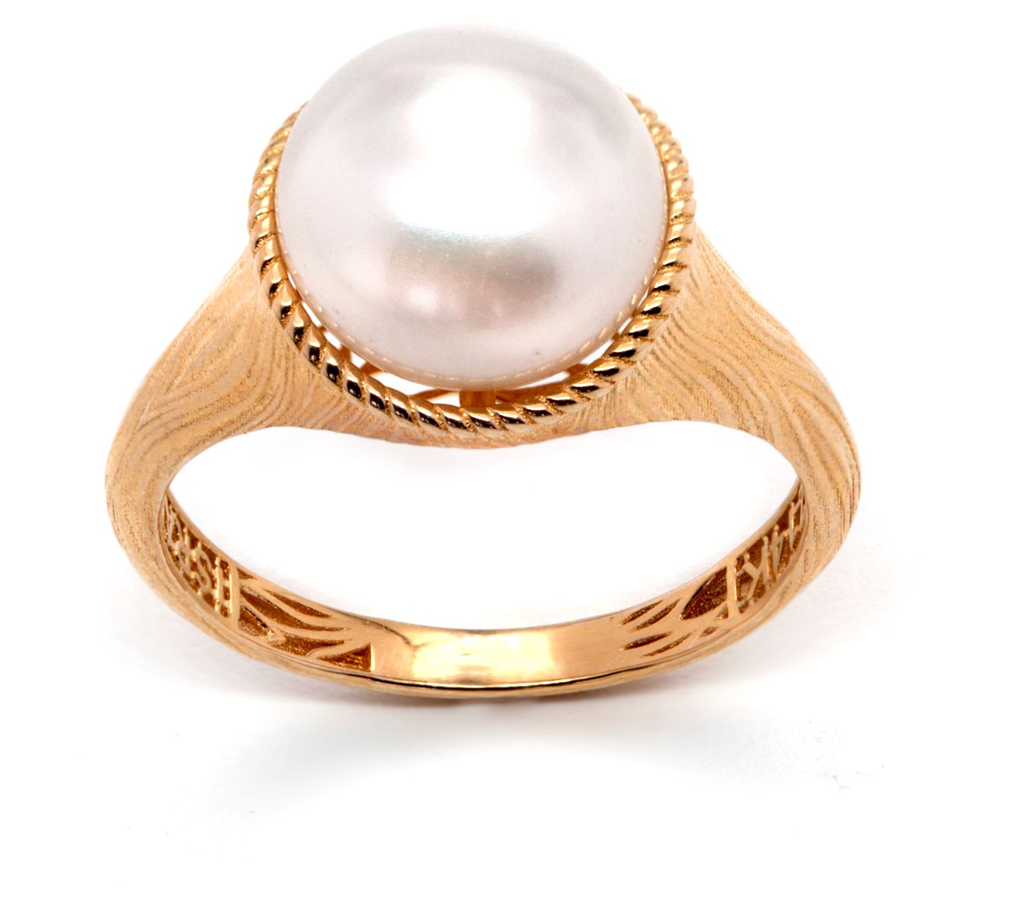 Adi Paz 14K Gold Cultured Pearl Cocktail Ring