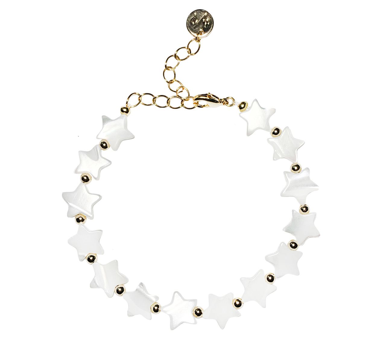 Adriana Pappas Designs Mother of Pearl Stardust Bracelet