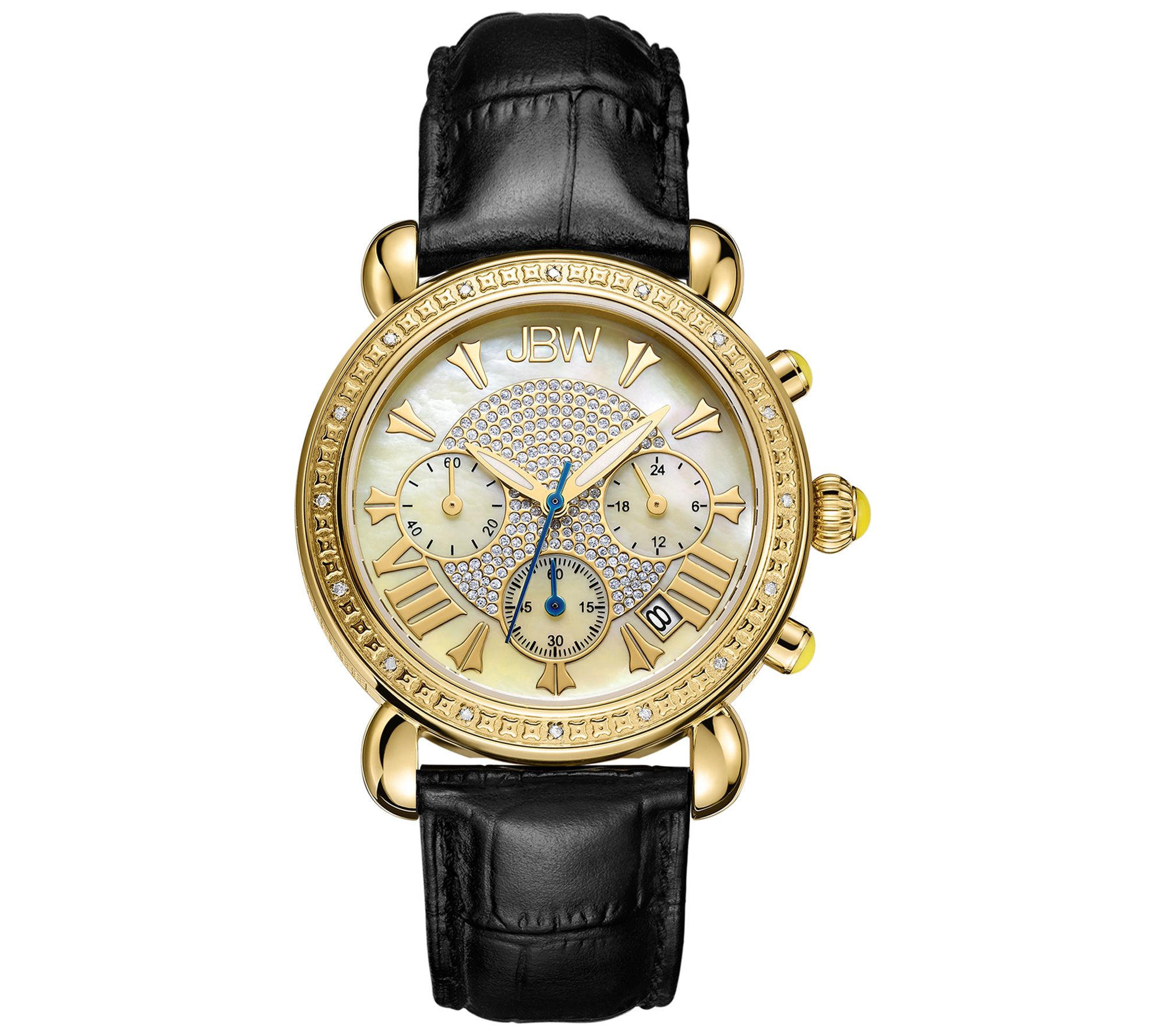 JBW Womens Victory Diamond Accent Goldtone Wat ch