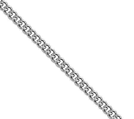 Steel by Design 2.25mm 24 Round Curb Chain Nec klace