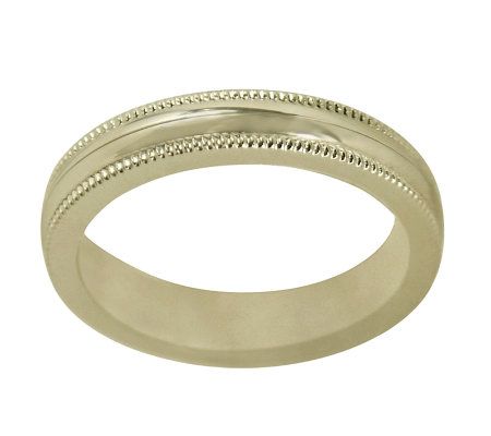 Sterling 2MM Unisex Milgrain Wedding Band R ing Guard