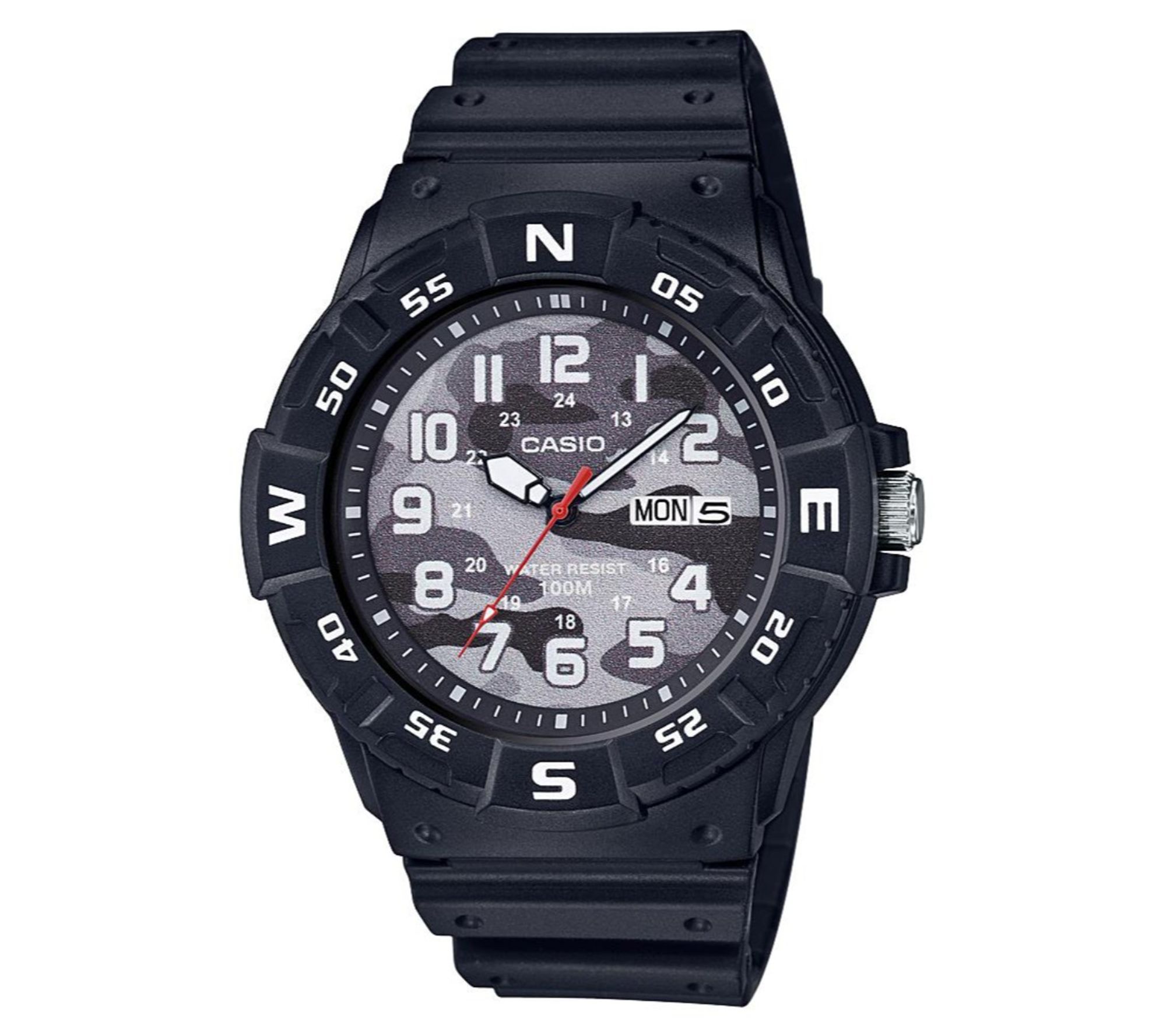 casio black diver watch
