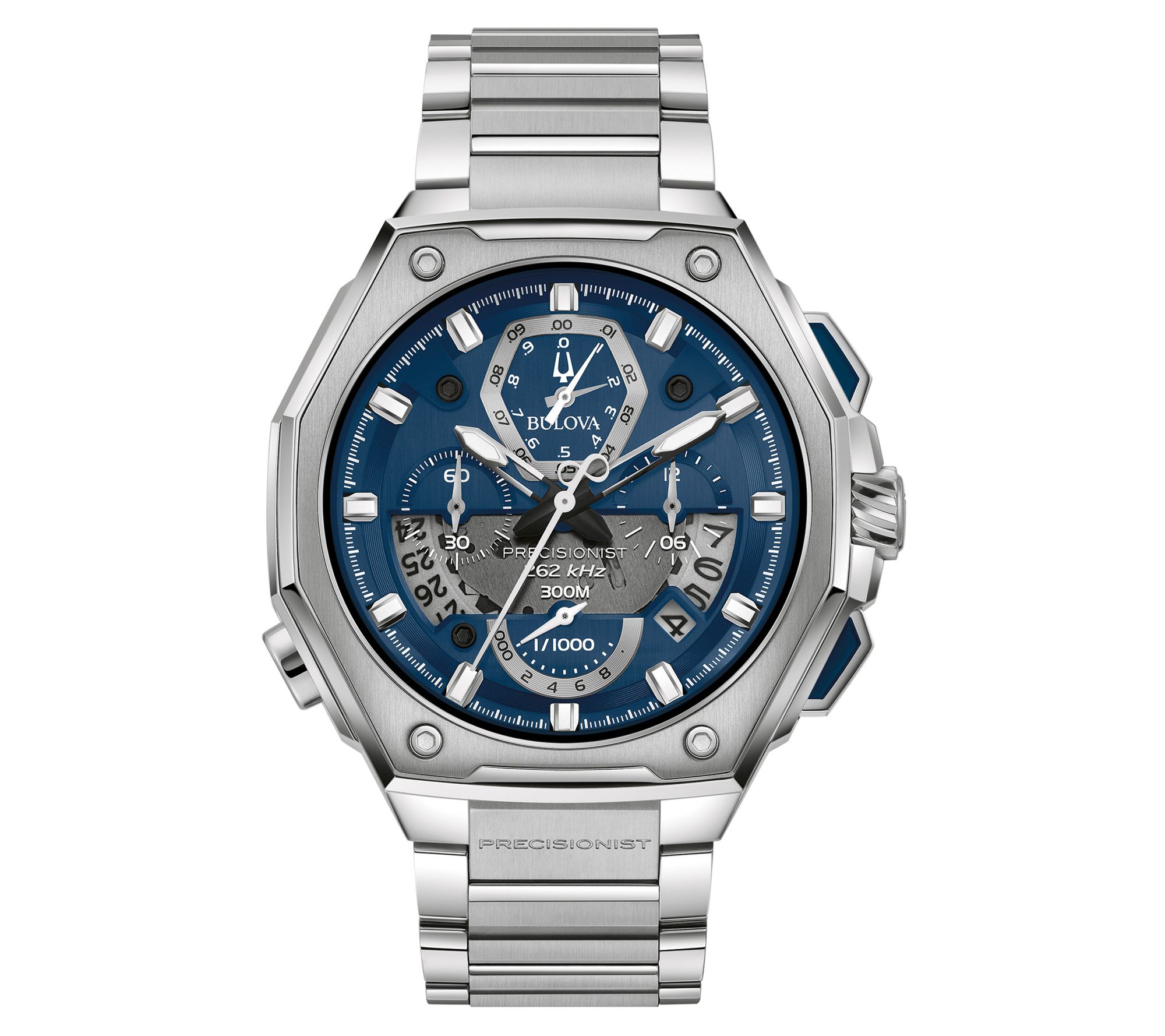 Bulova Men's Precisionist Chronograph Stainless Steel Watch