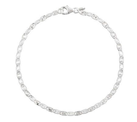 UltraFine Silver 11 Diamond Cut Confetti LinkA nklet