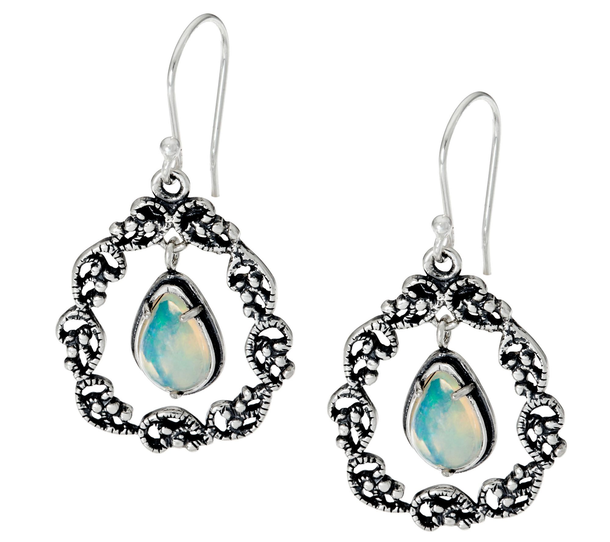 Sterling Silver 2.00 ct tw Gemstone Drop Earrings by Or Paz - Page 1 ...