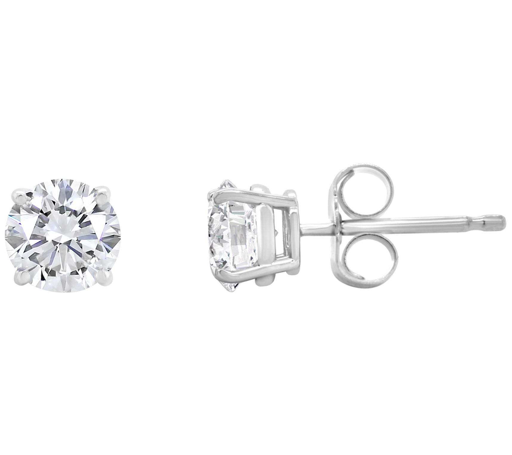 Affinity 1.00 cttw Round Diamond  Stud Earrings , 14K Gold