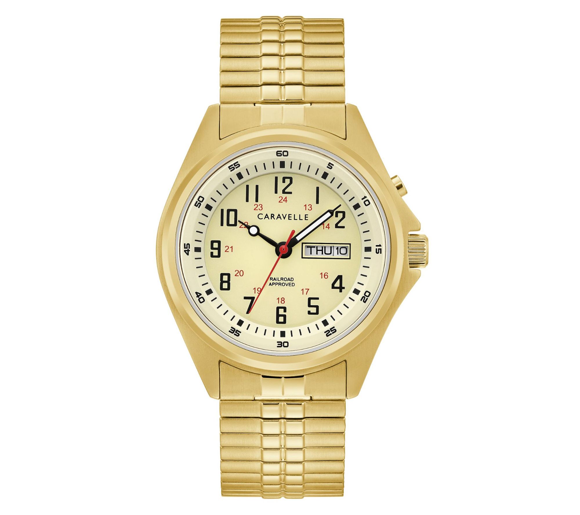 Caravelle by Bulova Men's Goldtone Expansion Ba d Watch