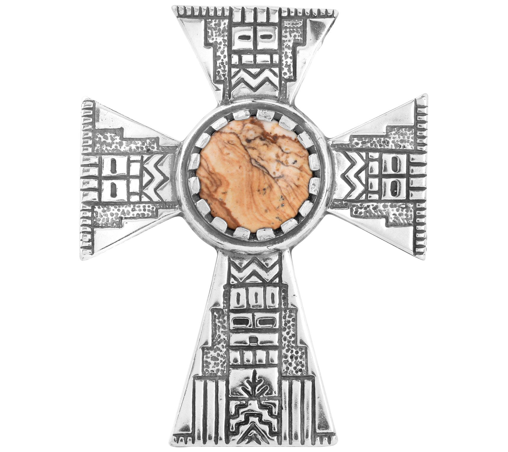 American West Roderick Tenorio Gemstone Cross Enhancer