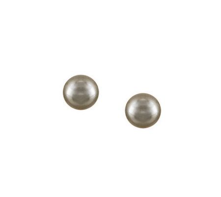 Polished 4.0mm Ball Stud Earrings, 14K Gold