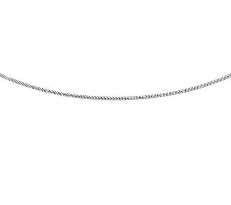Sterling 18 Polished Solid Round Snake Chain