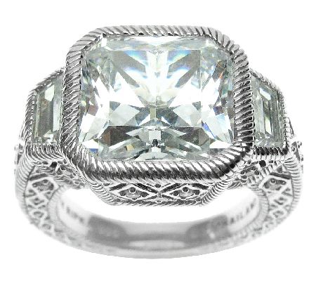 Judith Ripka Sterling 10.65 cttw Diamonique Rin g