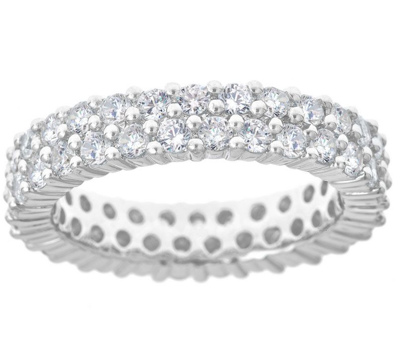 Affinity 1-3/4 cttw Double Row Diamond Band R i ng, 14K