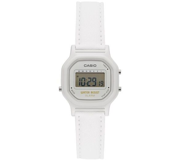 Casio Womens White Digital Watch