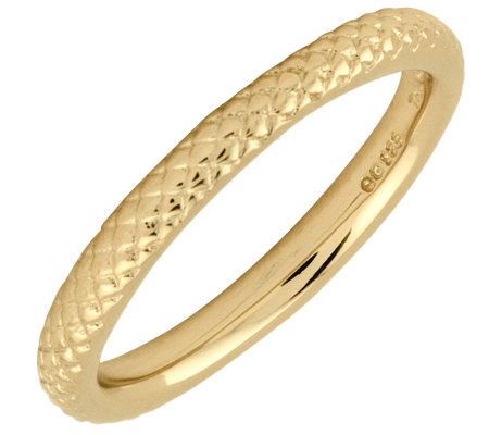 Simply Stacks Sterling 18K Yellow Gold-Plated 2 .25mm Ring