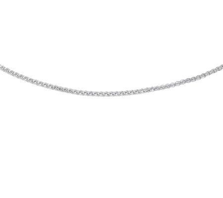 Sterling 18 Polished Solid Round Spiga Chain