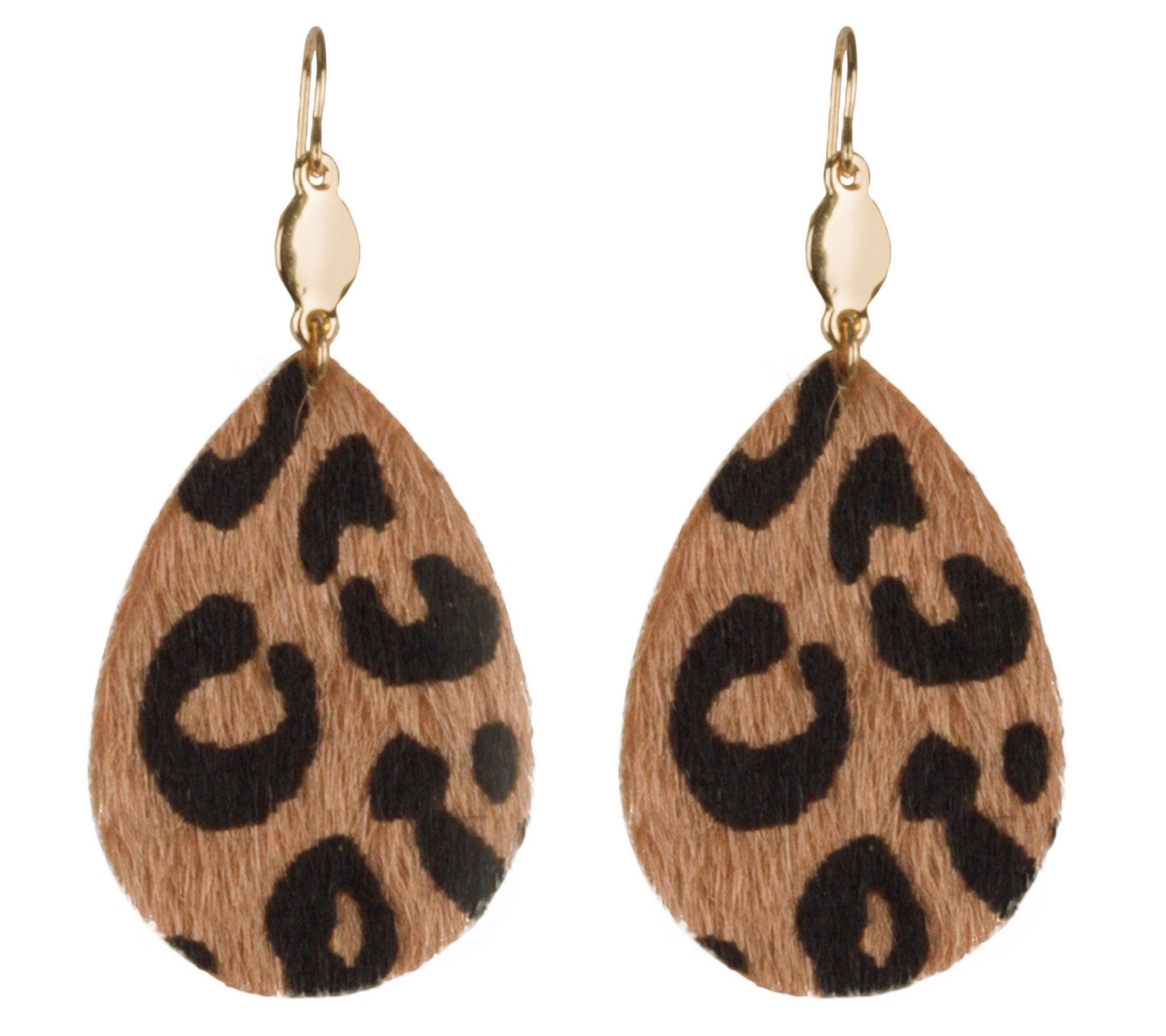 Bob Mackie Wild Side Faux Fur Teardrop Earring