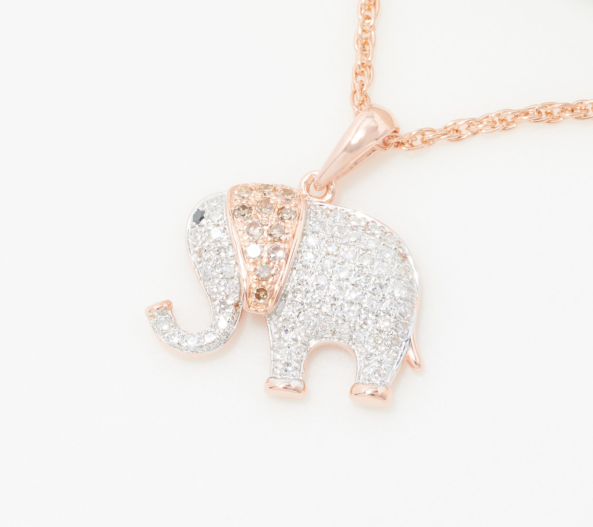 Affinity Diamonds Motif Necklace, 0.25cttw, Sterling Silver