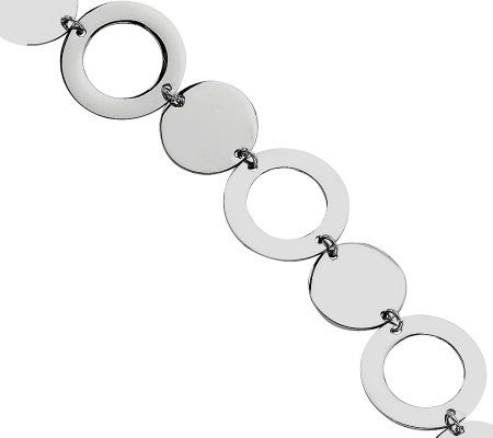 Stainless Steel 7-1/2 Polished Circle Bracelet