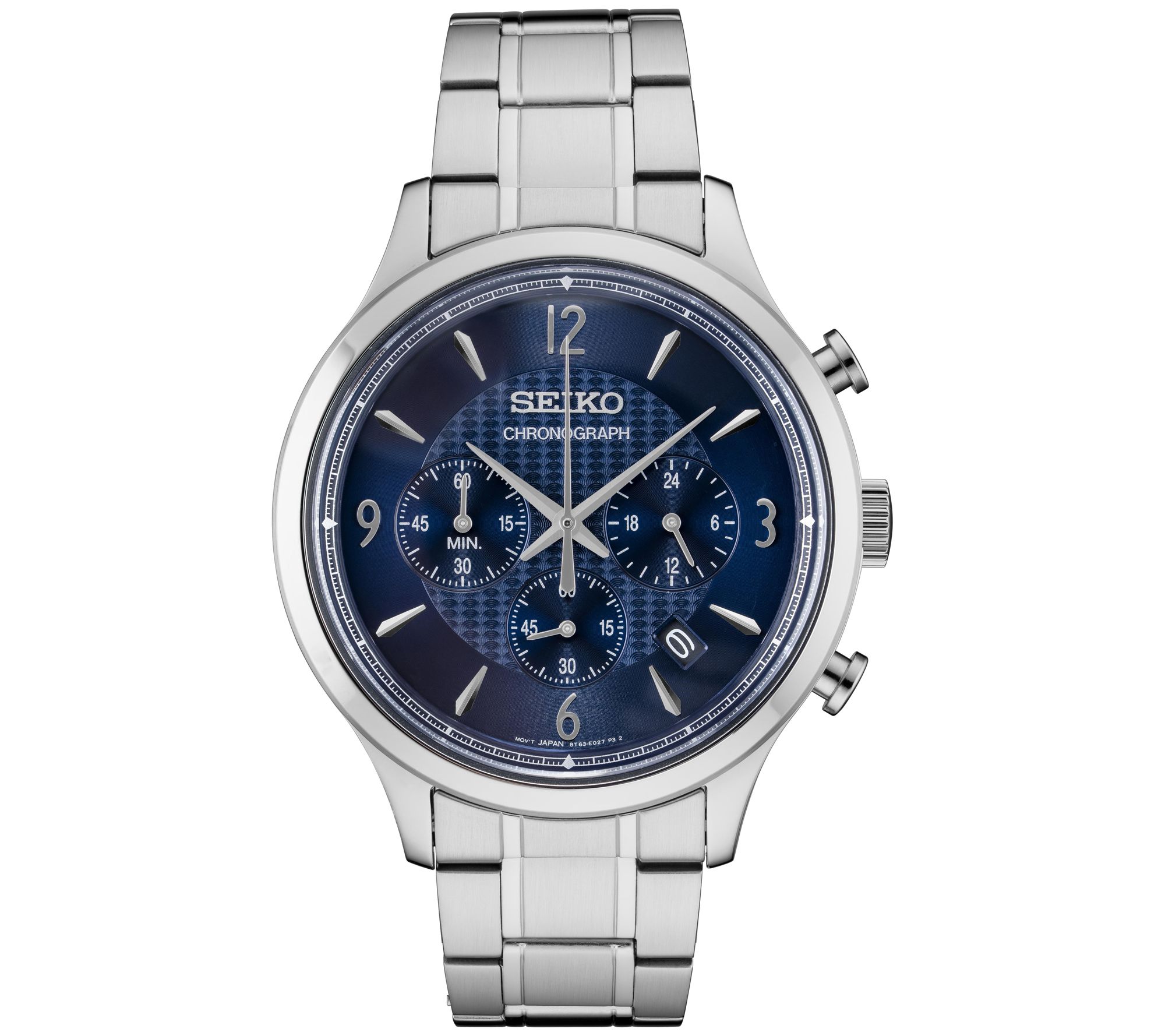 Seiko Mens Conceptual Stainless Steel Chronogr aph Watch