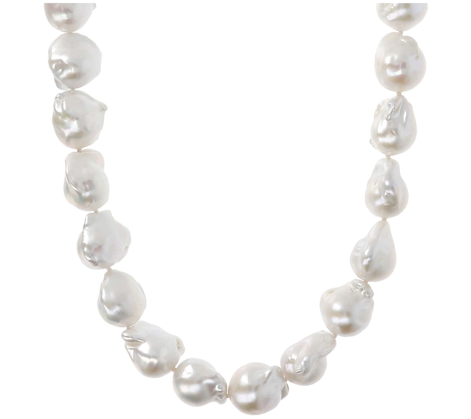 Honora Sterling Silver Cultured Pearl 18" Nec k ace