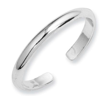 Sterling Solid Toe Ring