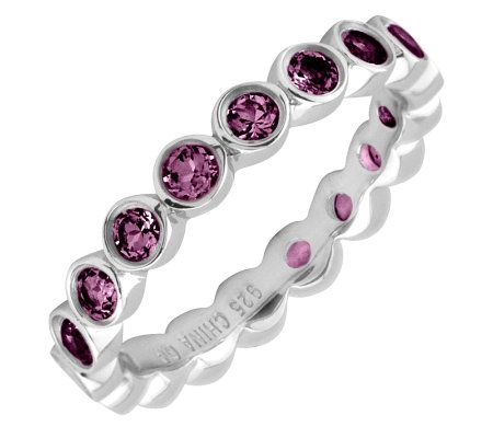 Simply Stacks Sterling Rhodolite Garnet Stackab le Ring