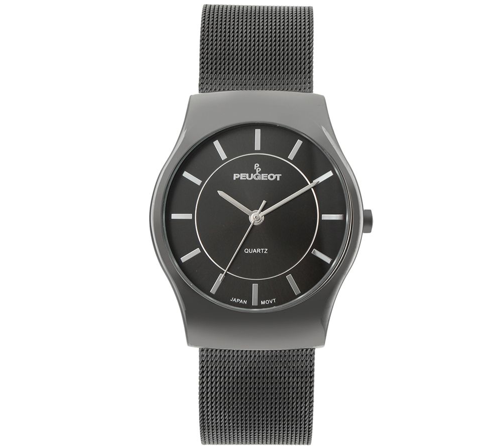 Peugeot Mens Mesh Strap Watch
