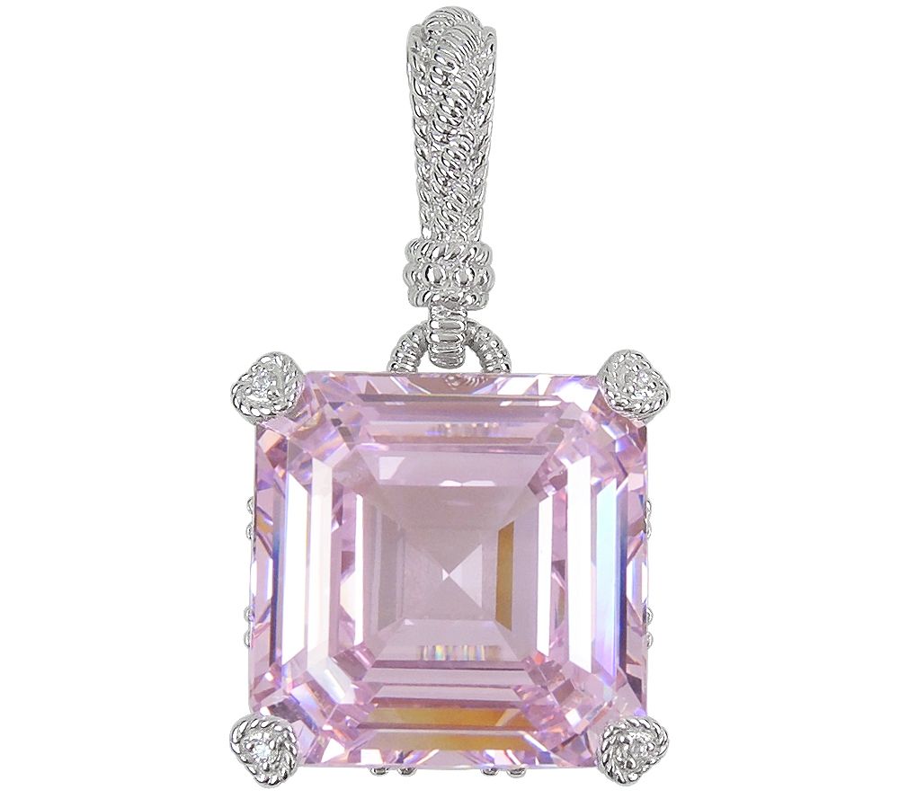 Judith Ripka Sterling & Diamonique Montana Pen dant